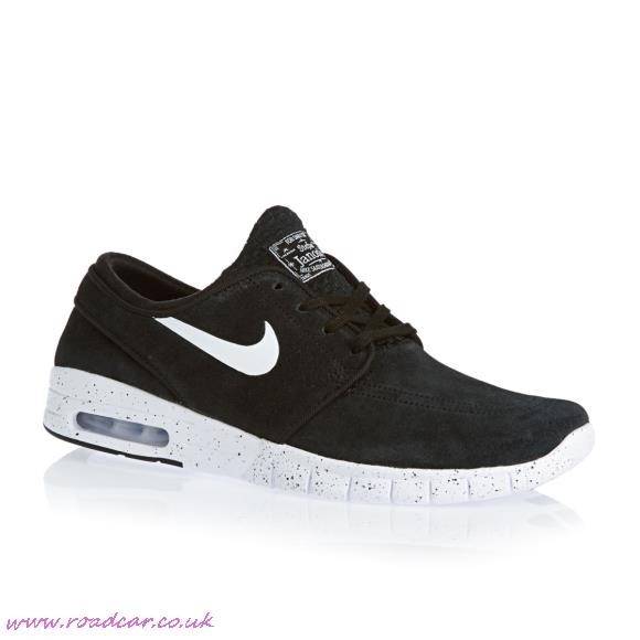 nike white trainers with black tick