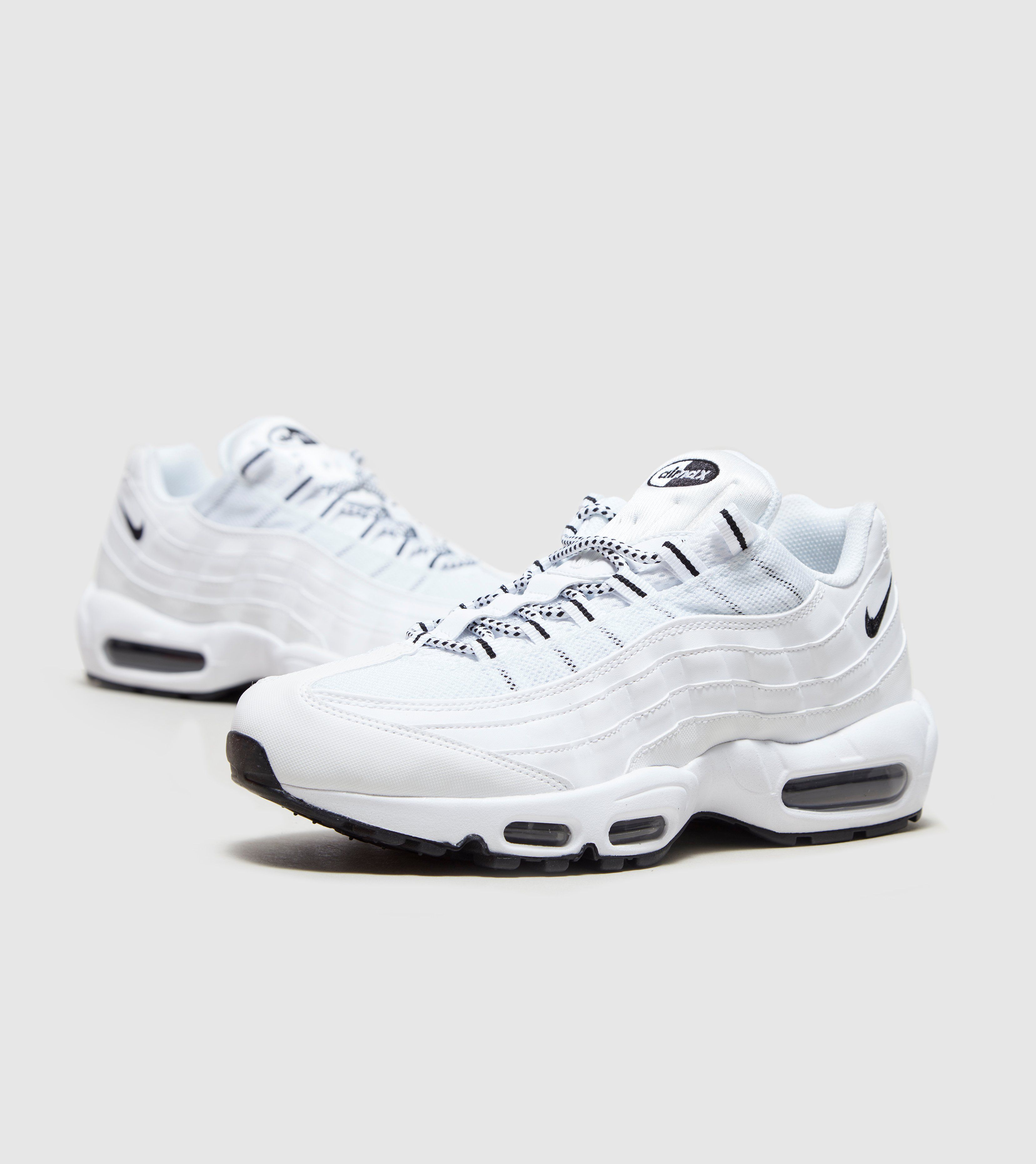 black and white nike 95s
