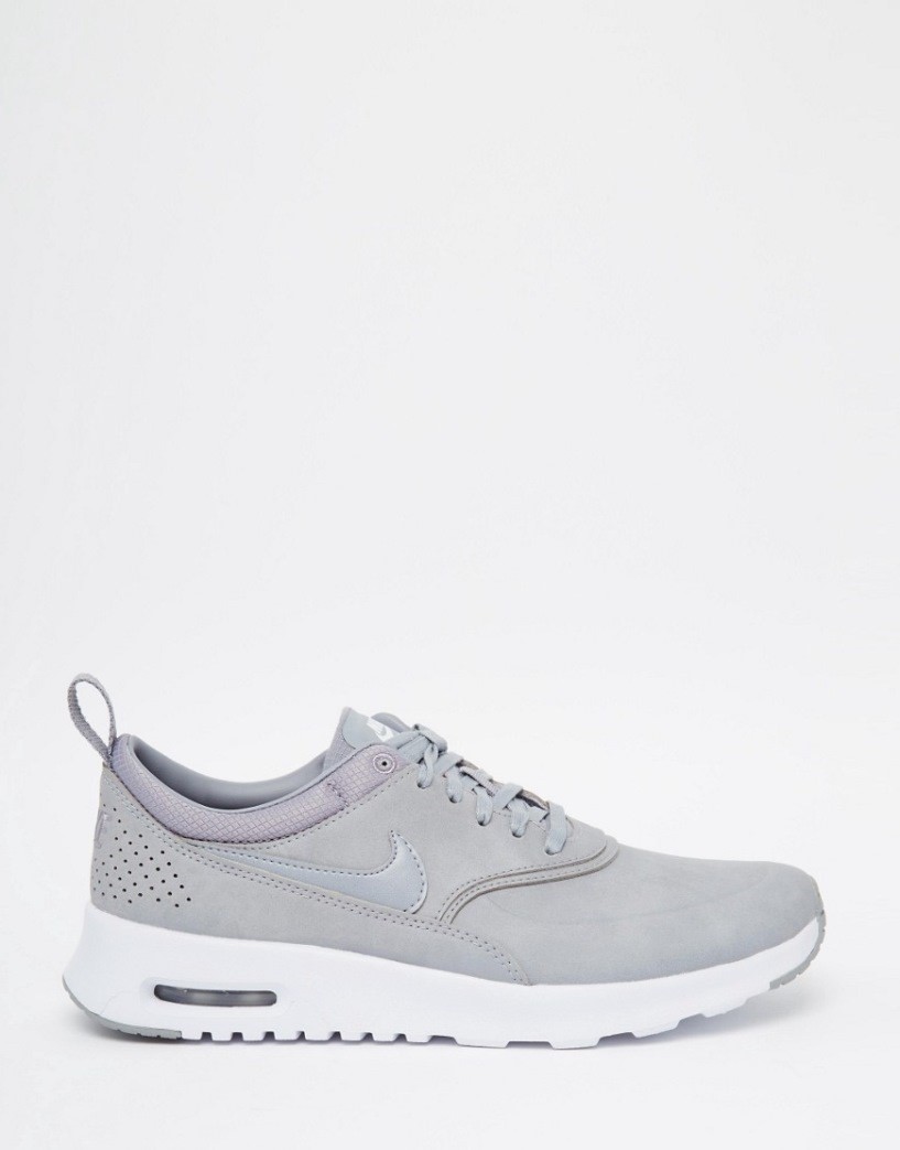 grey pink nike trainers